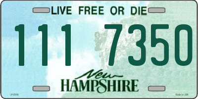 NH license plate 1117350
