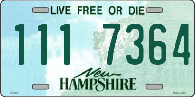 NH license plate 1117364