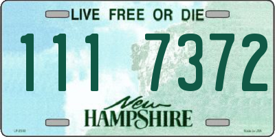 NH license plate 1117372