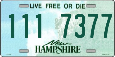 NH license plate 1117377