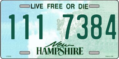 NH license plate 1117384