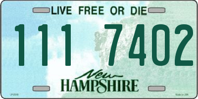 NH license plate 1117402