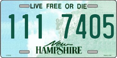 NH license plate 1117405