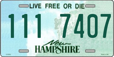 NH license plate 1117407