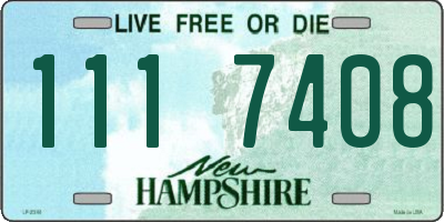 NH license plate 1117408