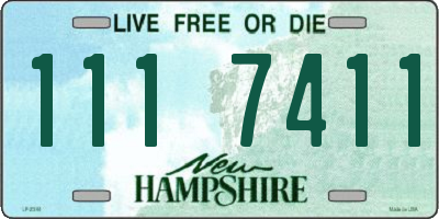 NH license plate 1117411