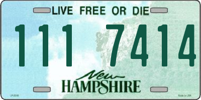 NH license plate 1117414