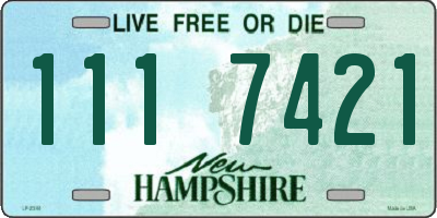 NH license plate 1117421