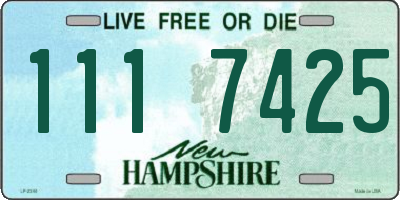 NH license plate 1117425