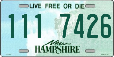 NH license plate 1117426