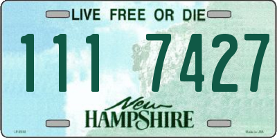 NH license plate 1117427