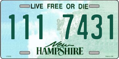 NH license plate 1117431