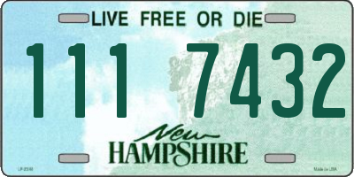 NH license plate 1117432