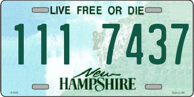 NH license plate 1117437