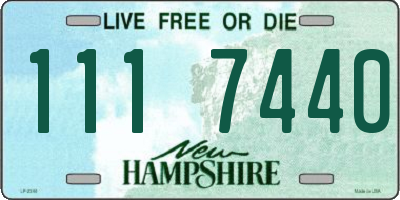 NH license plate 1117440