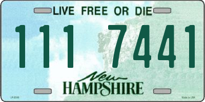NH license plate 1117441