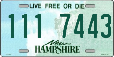 NH license plate 1117443