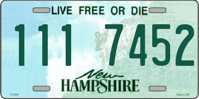 NH license plate 1117452