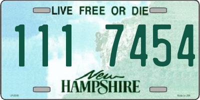 NH license plate 1117454