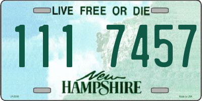 NH license plate 1117457