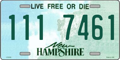 NH license plate 1117461