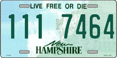NH license plate 1117464