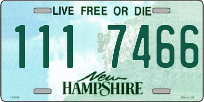 NH license plate 1117466
