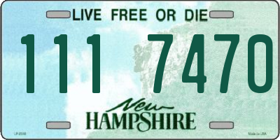 NH license plate 1117470