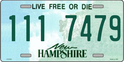 NH license plate 1117479
