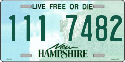 NH license plate 1117482