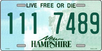 NH license plate 1117489