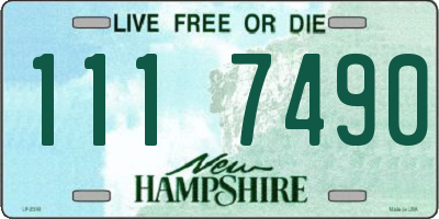 NH license plate 1117490