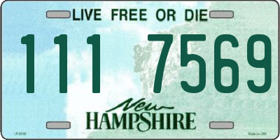 NH license plate 1117569