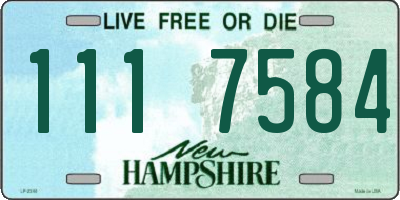 NH license plate 1117584