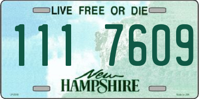 NH license plate 1117609