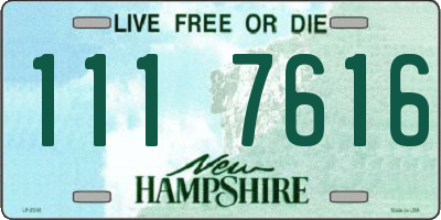 NH license plate 1117616
