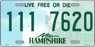 NH license plate 1117620