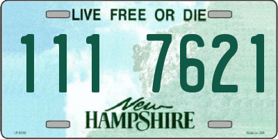 NH license plate 1117621