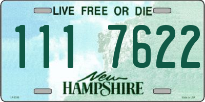 NH license plate 1117622