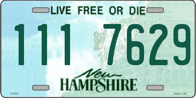 NH license plate 1117629