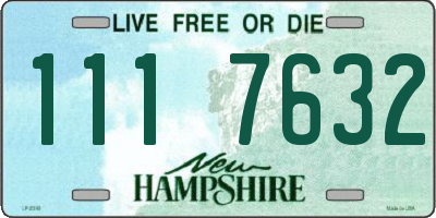 NH license plate 1117632