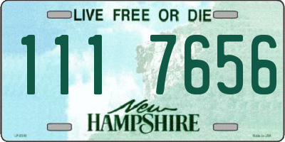 NH license plate 1117656