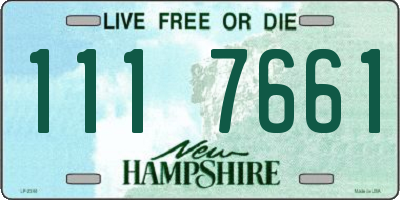 NH license plate 1117661