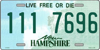 NH license plate 1117696