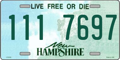 NH license plate 1117697