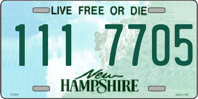 NH license plate 1117705