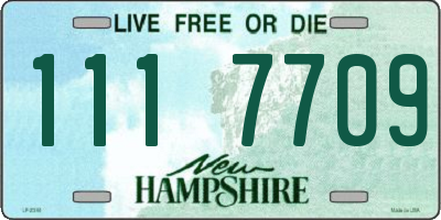 NH license plate 1117709