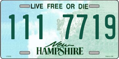 NH license plate 1117719