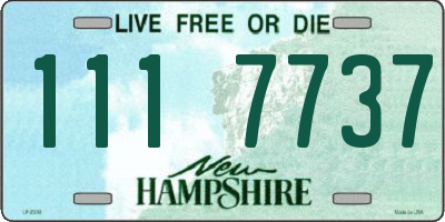 NH license plate 1117737