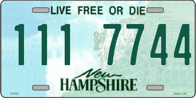 NH license plate 1117744